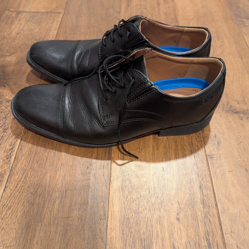 Clarks Collection men's dress shoes - black, 7.5